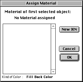 the 'Assign Materials' dialog