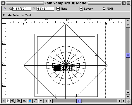 top view of mis-aligned roof