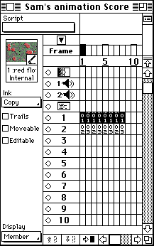 copies of the background filled in by Inbetween command